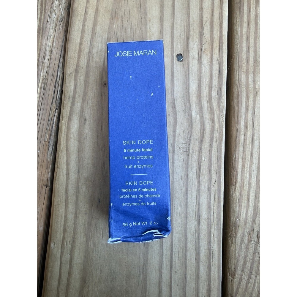 Josie Maran Unscented SKIN DOPE 5 Minute Facial 2 oz. Damaged Box New